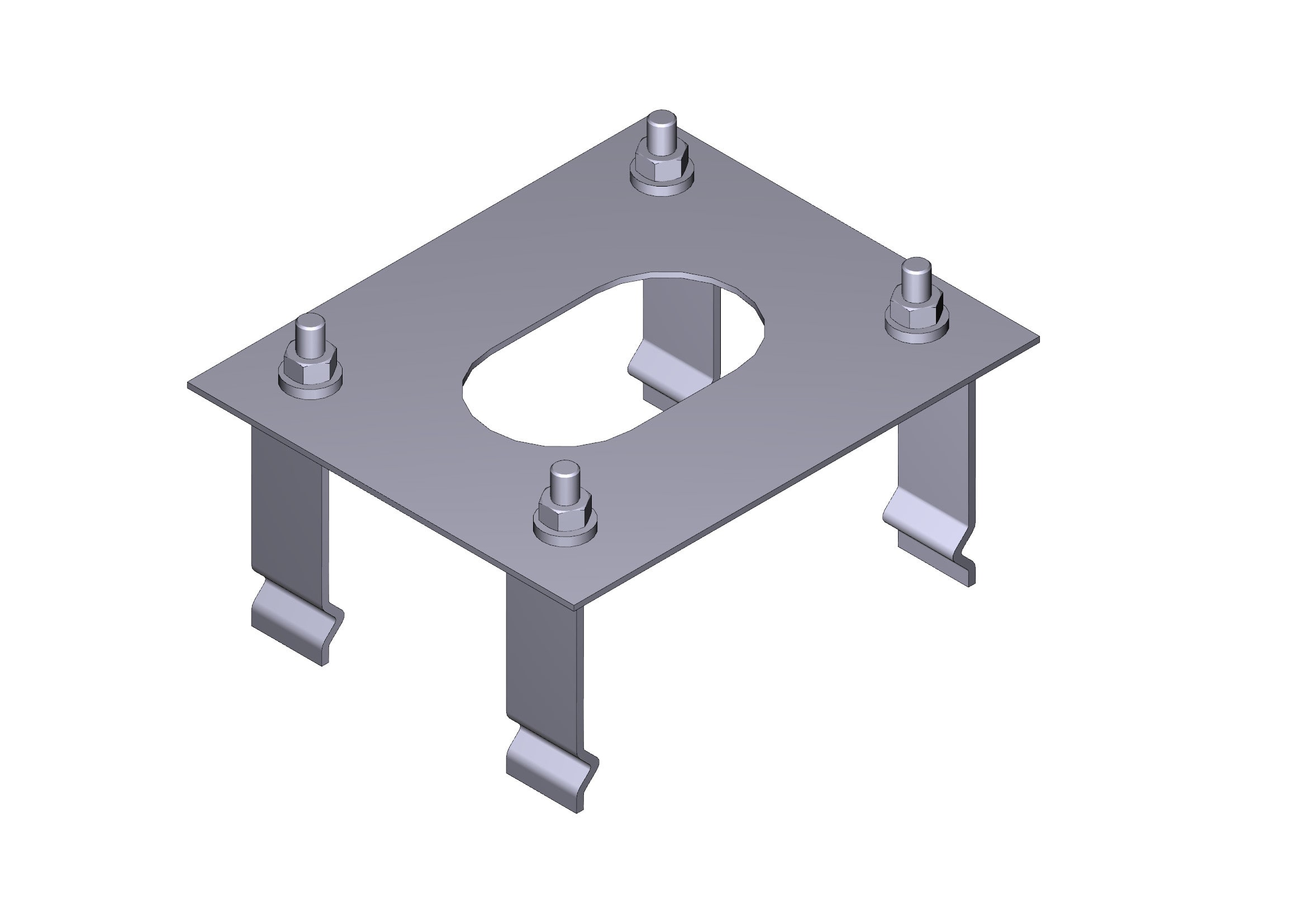 CAME SPA - CMC119RIG006 BASE ANCORAGGIO BARRIERA - GARD