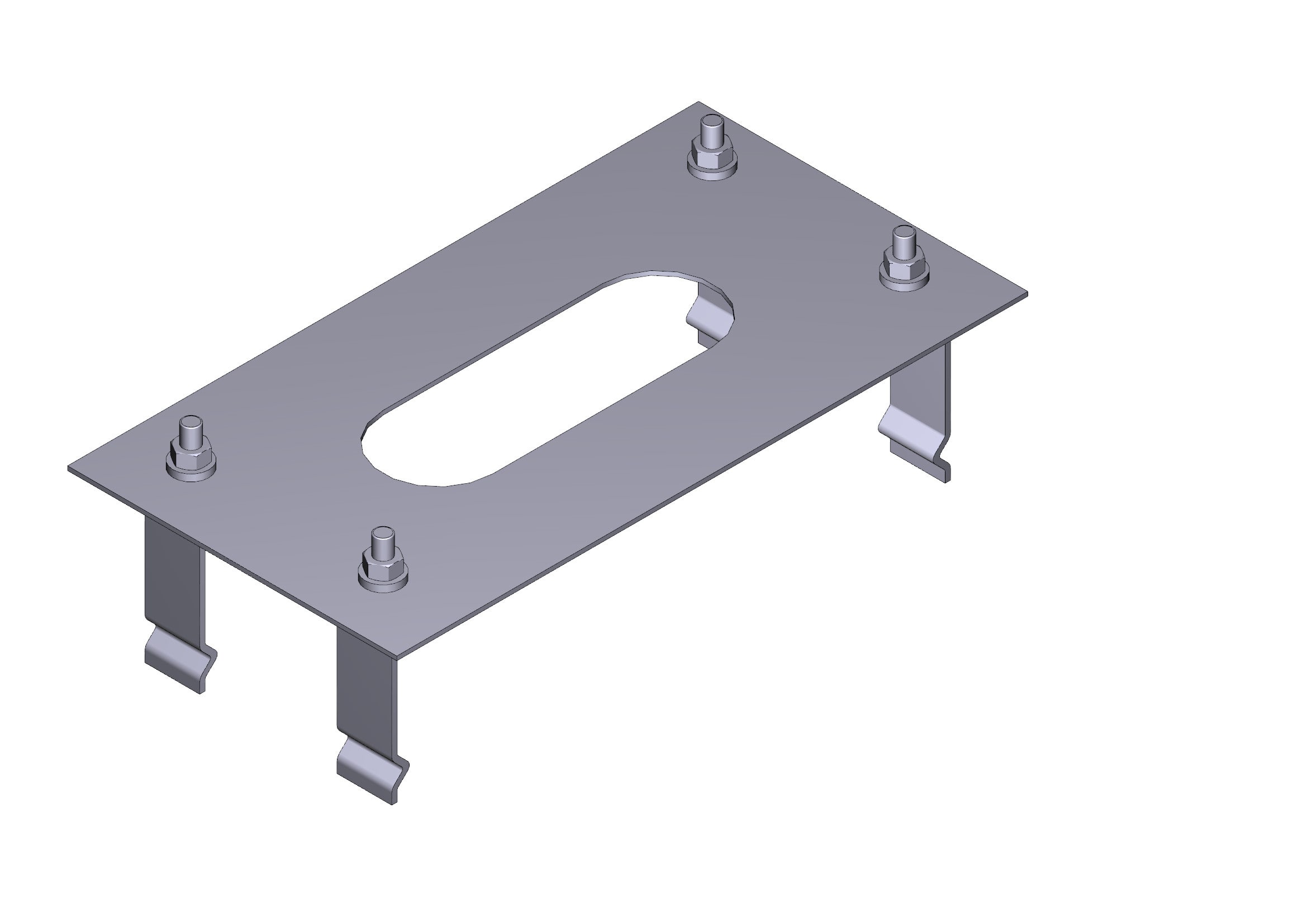 CAME SPA - CMC119RIG039 BASE ANCORAGGIO BARRIERA - GARD