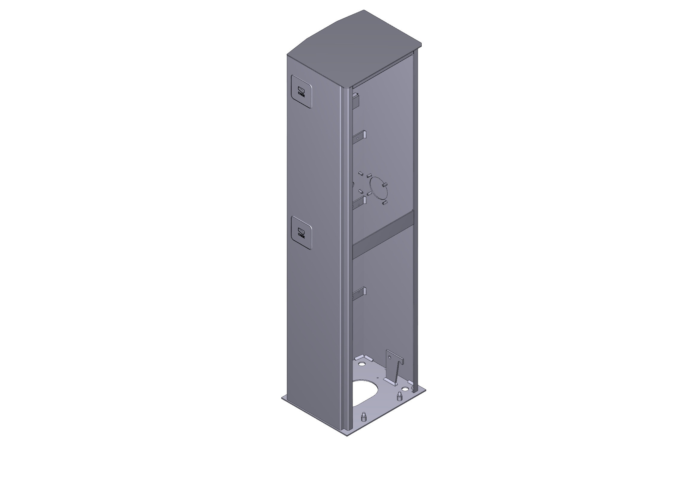 CAME SPA CMC119RIG069 ARMADIO BARRIERA INOX G4001