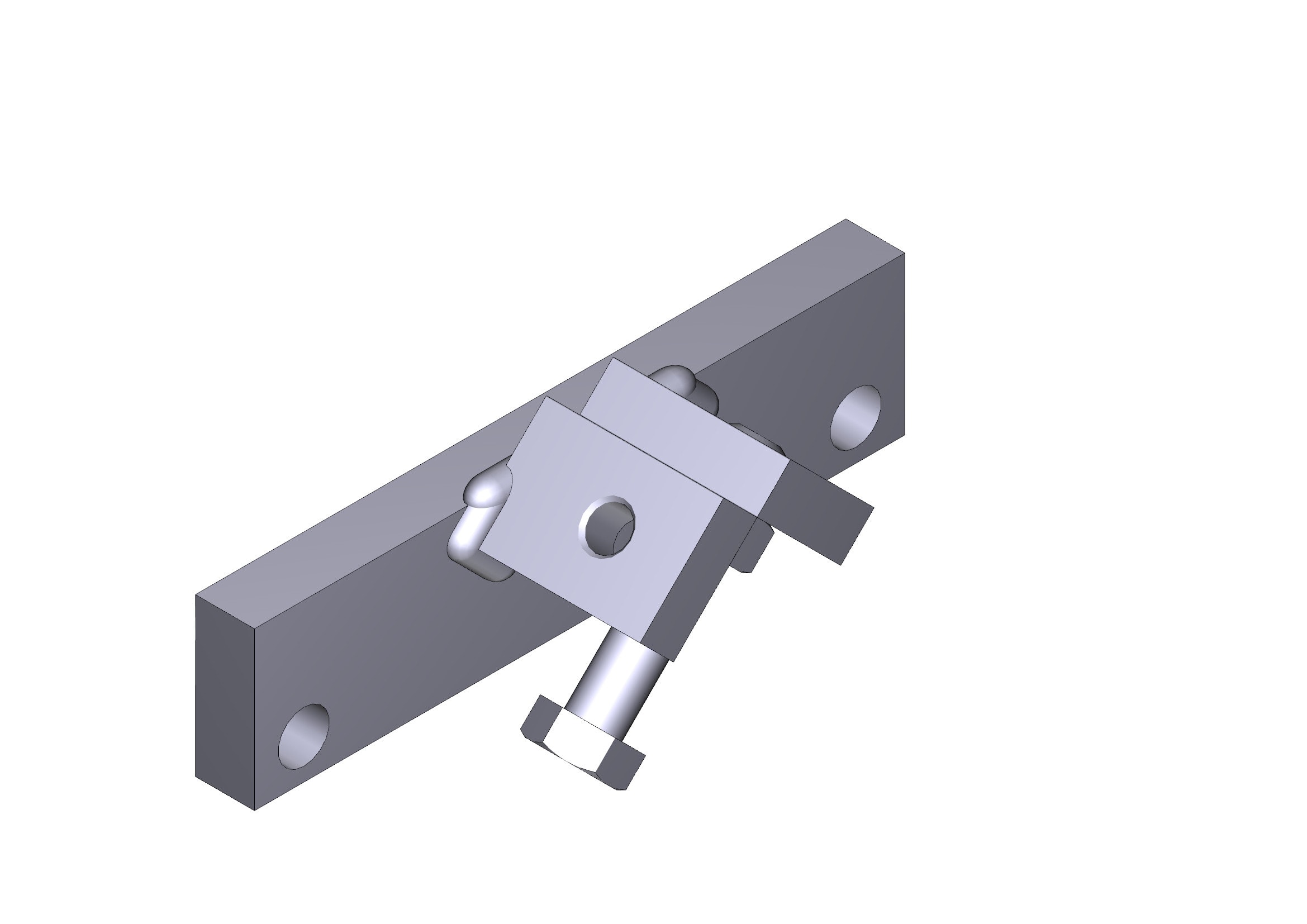 CAME SPA - CMC119RIG078 FERMO MECCANICO REGOLABILE BARRIERA-G400