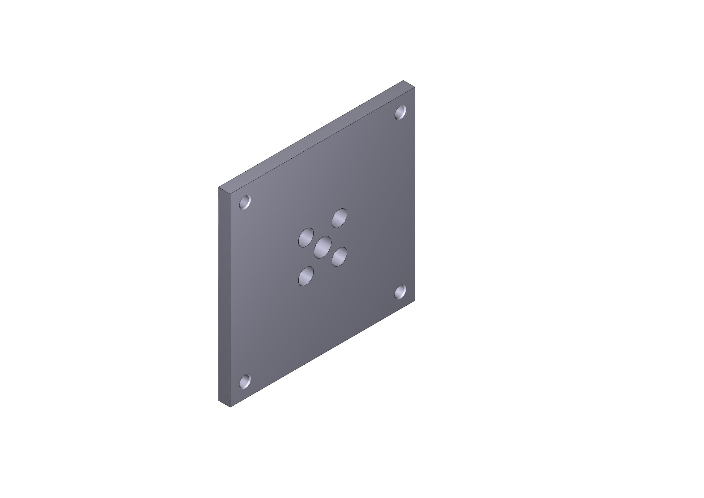 CAME SPA - CMC119RIG169 PIASTRA FISSAGGIO MOTORIDUTTORE - G4040