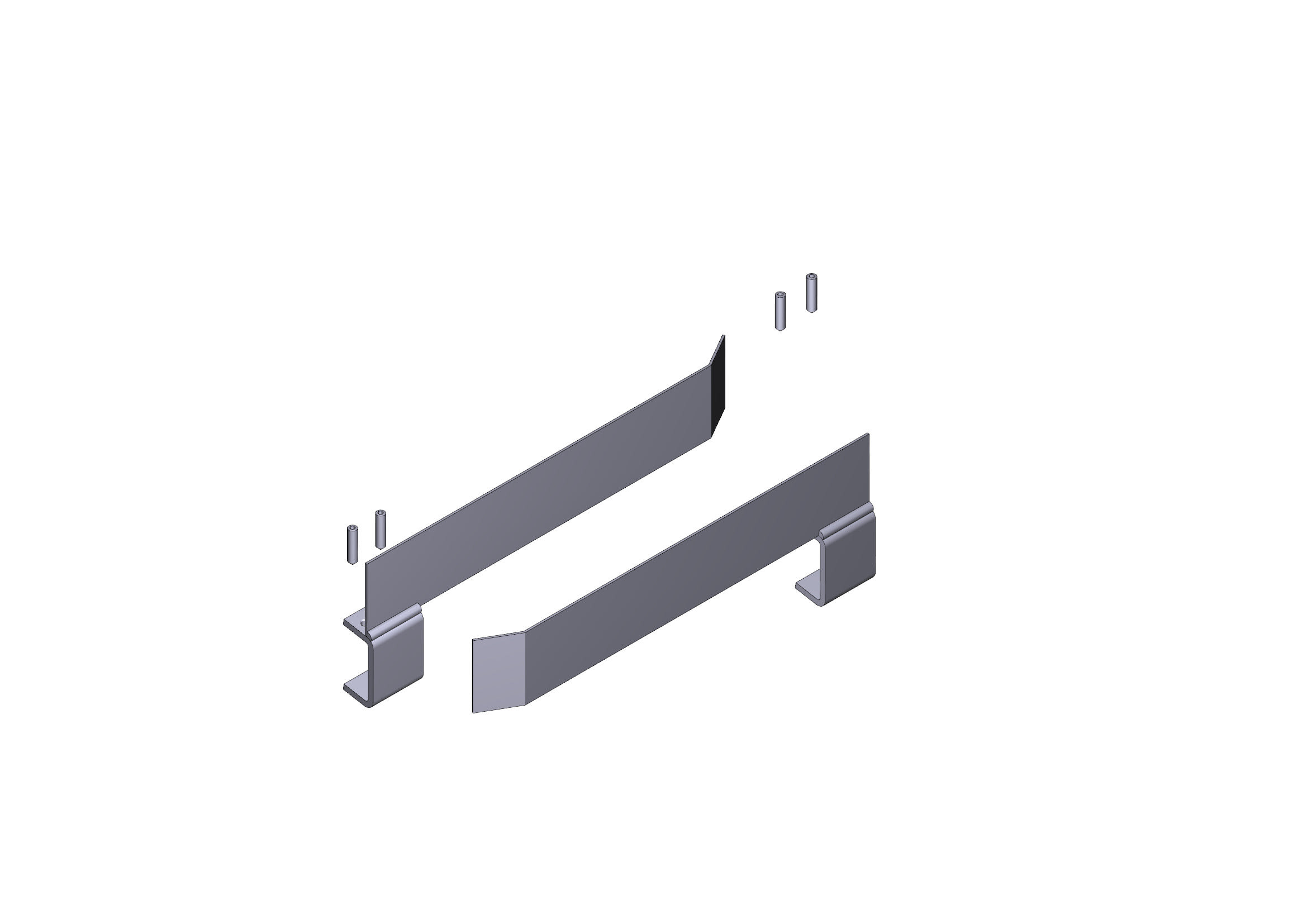 CAME SPA - CMC119RIY078 COPPIA ALETTE FINECORSA - BK2200 BK2200T