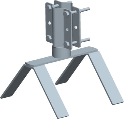 C.B.D. - CBDA042100 CAVALLETTO VENETO ZINCATO FUOCO