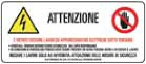 CABUR SRL - CBRETVIN100 CONF. 30PZ ET.PREV.INFORTUNI 140X60MM