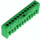 CABUR SRL - CBRQBLOK1202 QBLOK.12/TE MORS.16MM2 12F VERDE V0
