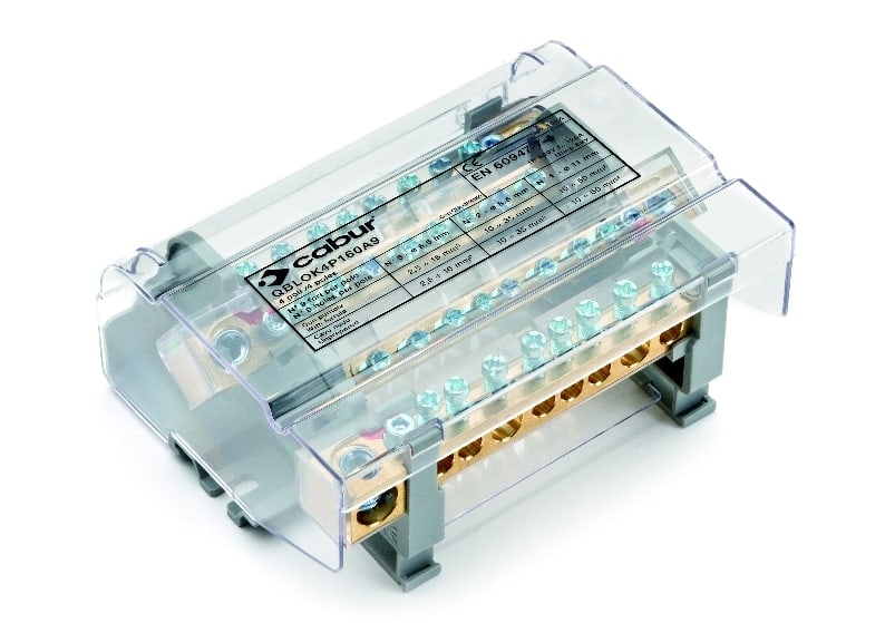 CABUR SRL CBRQBLOK4160S QBLOK4P160A9 MORSETTIERA 160 A 9 F.B