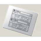 CABUR SRL - CBRTA4090AM TA4090AM TARG. ADESIVA METAL 40X90