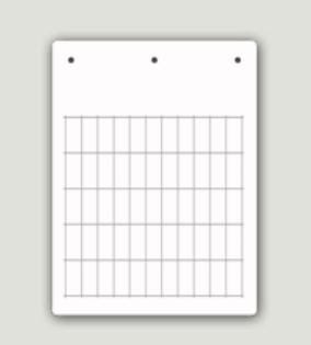 CABUR SRL - CBRTAP209AW TESSERA PVC ADESIVA FLAT BIANCA 9X20 MM