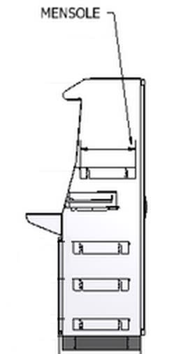 CEB S.R.L. - CBSMF66BL MF66BL MENSOLA REGOLABILE ABL DA 600