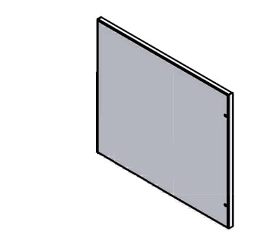 CEB S.P.A. CBSPCX608H PCX608H PANNELLO CIECO INOX HMXMT 800X60