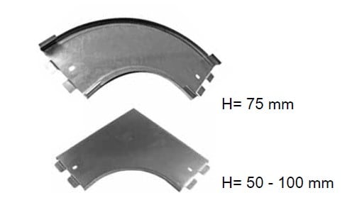 LUCIANO RUSSO SRL - LRSCCRP10Z9 COP. CURVA PIANA 90° 100X20MM SENDZIMIR