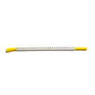 CEMBRE SPA - CEM17950-R SEGNACAVO SM-12 SNAP SU SUPPORTO, PER CAVI DI DIAMETRO 4,5-6mm E SEZIONE 4-6mmq, BIANCO, CON STAMPA NERA LETTERA "R", 50 PZ SU SUPPORTO GIALLO