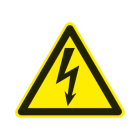 CEMBRE SPA - CEM200101-BULK ETICHETTA ADESIVA DI AVVERTIMENTO WS-HT, SIMBOLO TENSIONE ELETTRICA