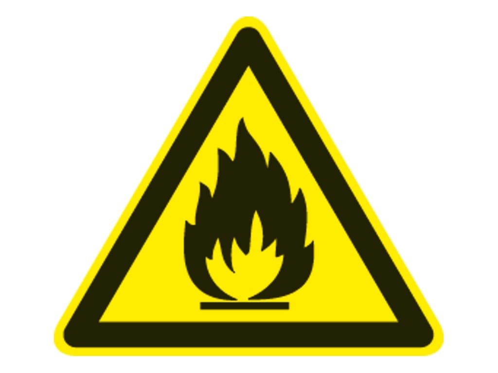 CEMBRE S.P.A. - CEM200802 ETICH.AVVER.WS-FM-MATER.INFIAMMABILI- 50