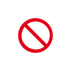 CEMBRE SPA - CEM212700 ETICHETTA ADESIVA DI DIVIETO PS-AP, SIMBOLO DIVIETO GENERICO, DIMENSIONE 25mm