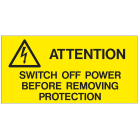 CEMBRE SPA - CEM268400-GB ETICH.VS-I84 PER IMP.ELETTR.52X105 INGLE