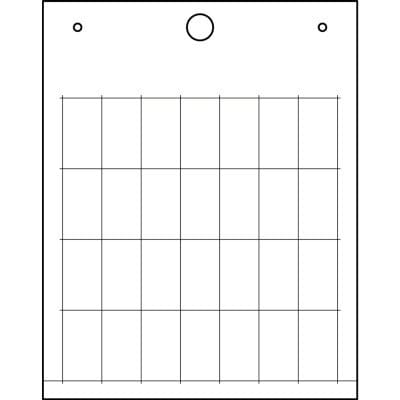 CEMBRE S.P.A. - CEM990824 TARG.RIGIDE MG-17.5-A ADES. BIANCO 15X10