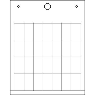 CEMBRE S.P.A. - CEM49194N TARGHETTA ADESIVA PER COMPONENTI, PREFUSTELLATA, IN PVC RIGIDO, 26x26mm, GRIGIO