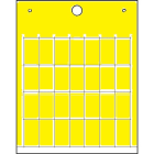 CEMBRE SPA - CEM49146 TARGHETTA ADESIVA PER COMPONENTI, PREFUSTELLATA, IN PVC RIGIDO, 20x90mm, GIALLO PVC10050YE