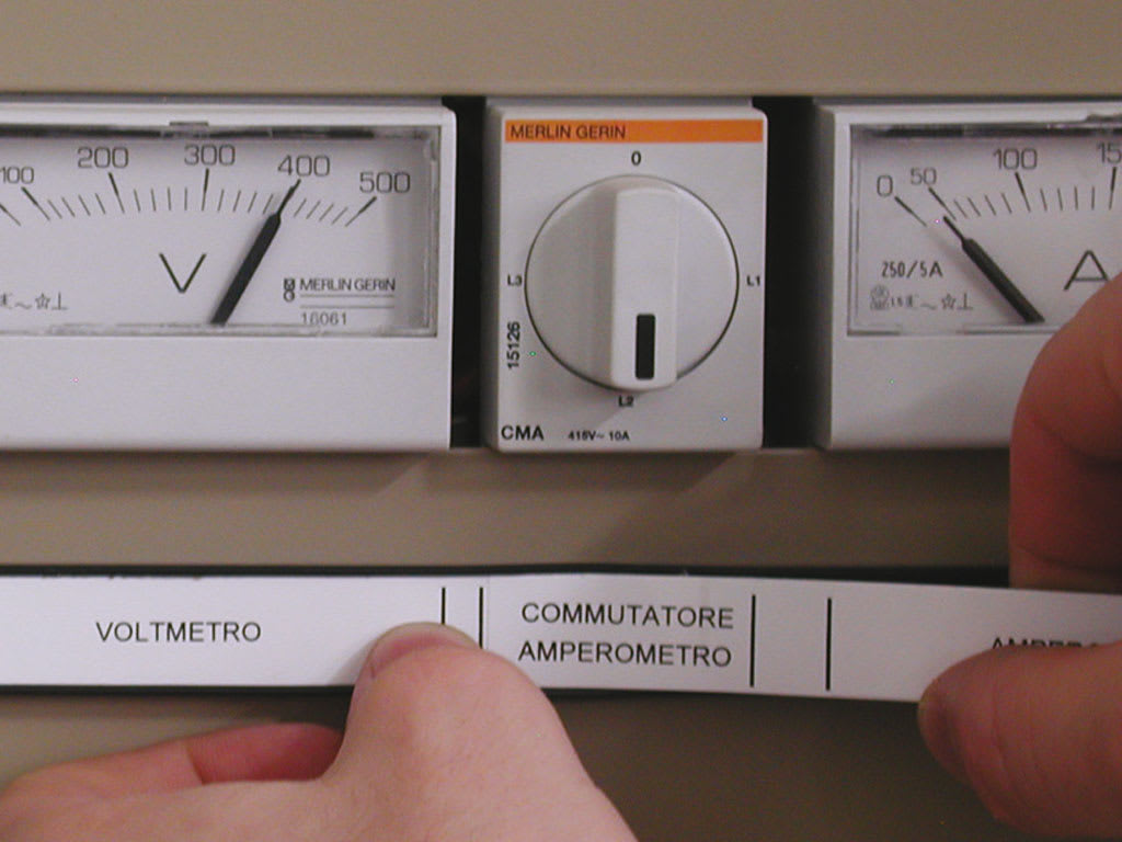 CEMBRE S.P.A. - CEM990788N TARGHETTE PER COMPONENTI MODULARI, PREFUSTELLATE, IN PVC RIGIDO