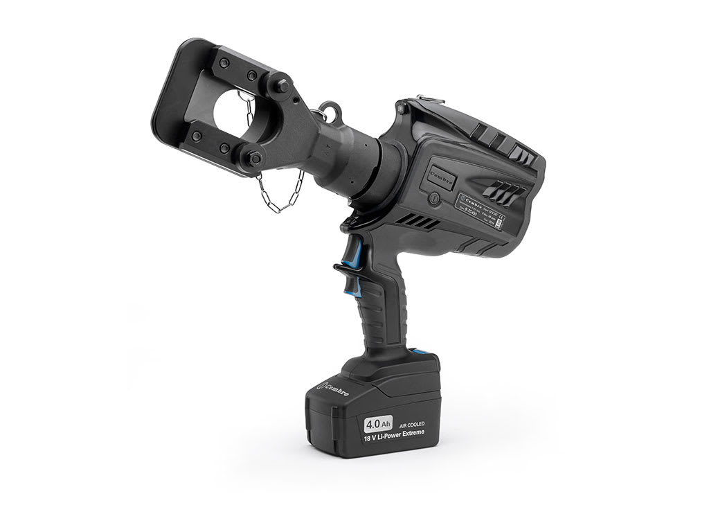 CEMBRE S.P.A. - CEMB-TC450 UTENSILE OLEODINAMICO A BATTERIA TRANCIAFUNI, A PISTOLA, ADATTO PER CONDUTTORI E FUNI IN Cu, Al, ALDREY, ACCIAIO E ALLUMINIO-ACCIAIO CON Ø MAX 45MM