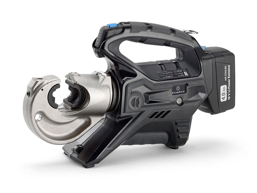 CEMBRE S.P.A. - CEMB1300-C UTENSILE OLEODINAMICO A BATTERIA PER LA COMPRESSIONE, DA 132kN, STANDARD, CON TESTA A C APERTA, PER CONNETTORI ELETTRICI FINO A 400 MMQ