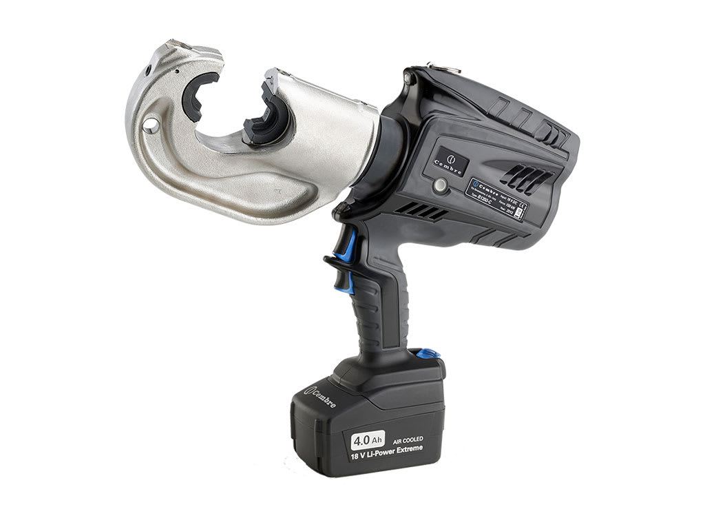 CEMBRE S.P.A. - CEMB1350L-C UTENSILE OLEODINAMICO A BATTERIA PER LA COMPRESSIONE, DA 132kN, A PISTOLA, CON TESTA A C APERTURA MAGGIORATA, PER CONNETTORI ELETTRICI FINO A 400 MMQ
