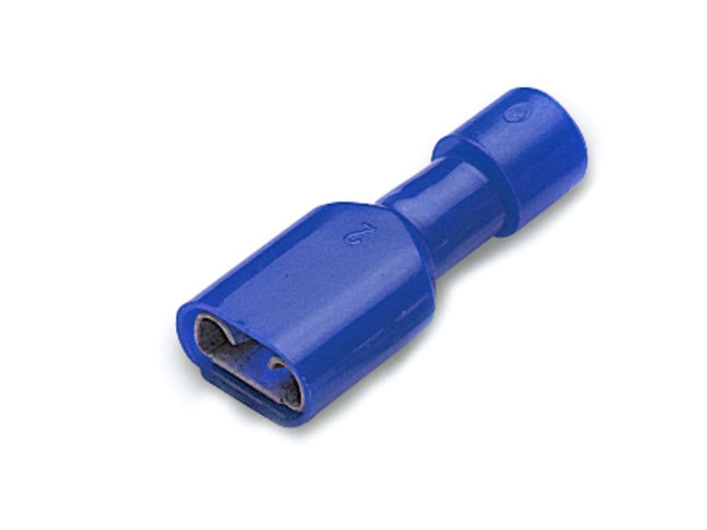 CEMBRE S.P.A. - CEMBF-F608P INNESTO FEMMINA BLU 6,35X0,8 TUTTO ISOLA