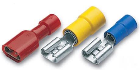 CEMBRE S.P.A. - CEMRKF-F405P INNESTO FEMM.RINFORZ.ISOLATO ROSSO 4,8x0,5