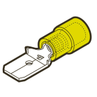 CEMBRE SPA - CEMGF-M608 INNESTO MASCHIO GIALLO 6,35X0,8