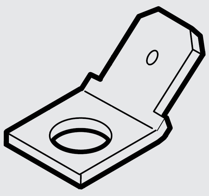 CEMBRE S.P.A. - CEMMP608/45 INNESTO MASCHIO DA PANNELLO 6,3X0,8 A 45