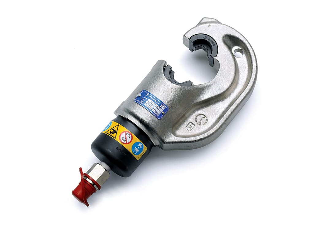 CEMBRE S.P.A. - CEMRHC131LN TESTA OLEODINAMICA PER LA COMPRESSIONE, DA 130kN, TESTA A C APERTURA MAGGIORATA, PER CONNETTORI ELETTRICI FINO A 400 MMQ