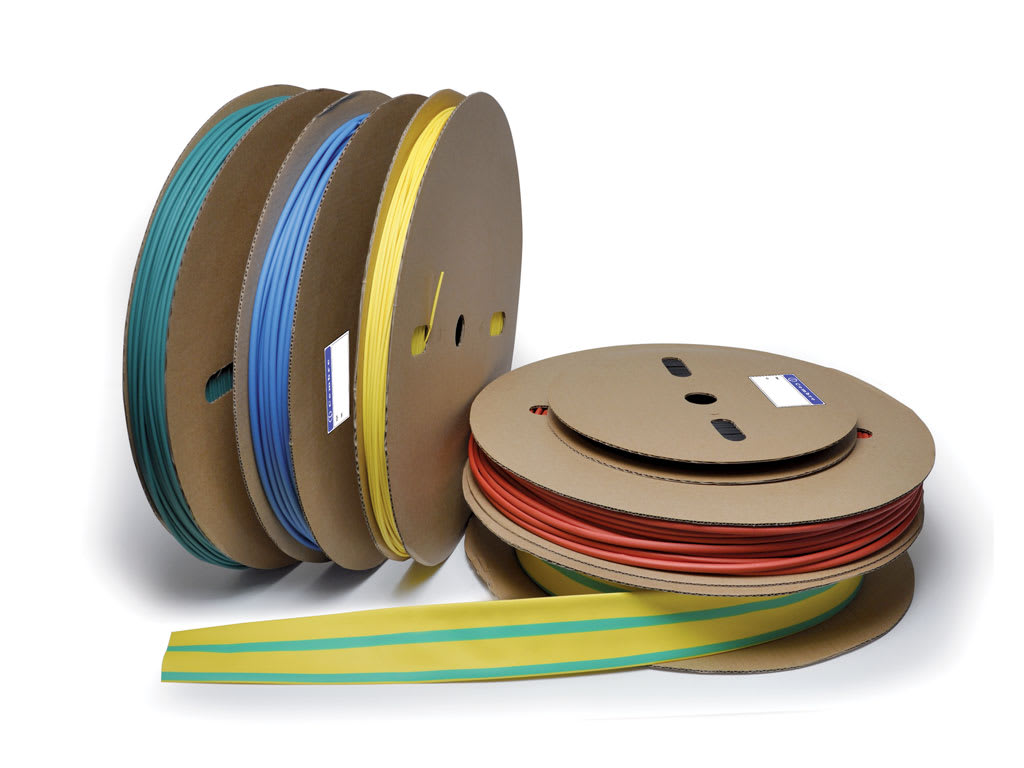 CEMBRE S.P.A. - CEMTCS127X100YE GUAINA TERMORESTRINGENTE TERMOCOIL, IN POLIOLEFINA, RESTRINGIMENTO 2:1, BOBINA 100m, Ø INT. 12,5mm PRE RESTR., Ø INT. 6mm POST RESTR., GIALLO