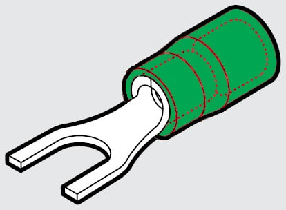 CEMBRE S.P.A. - CEMVP-U4 CAPOCORDA HALOGEN FREE VERDE FORC.VITE 4