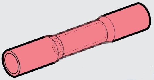 CEMBRE S.P.A. - CEMWL03-M GIUNTO TESTA-TESTA PE HD ROSSO 0,25-1,5M
