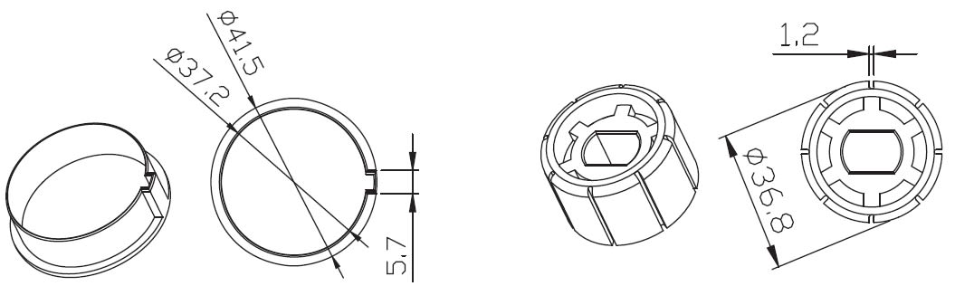 CAME SPA - CMC001YK4104 TONDO 40X1MM