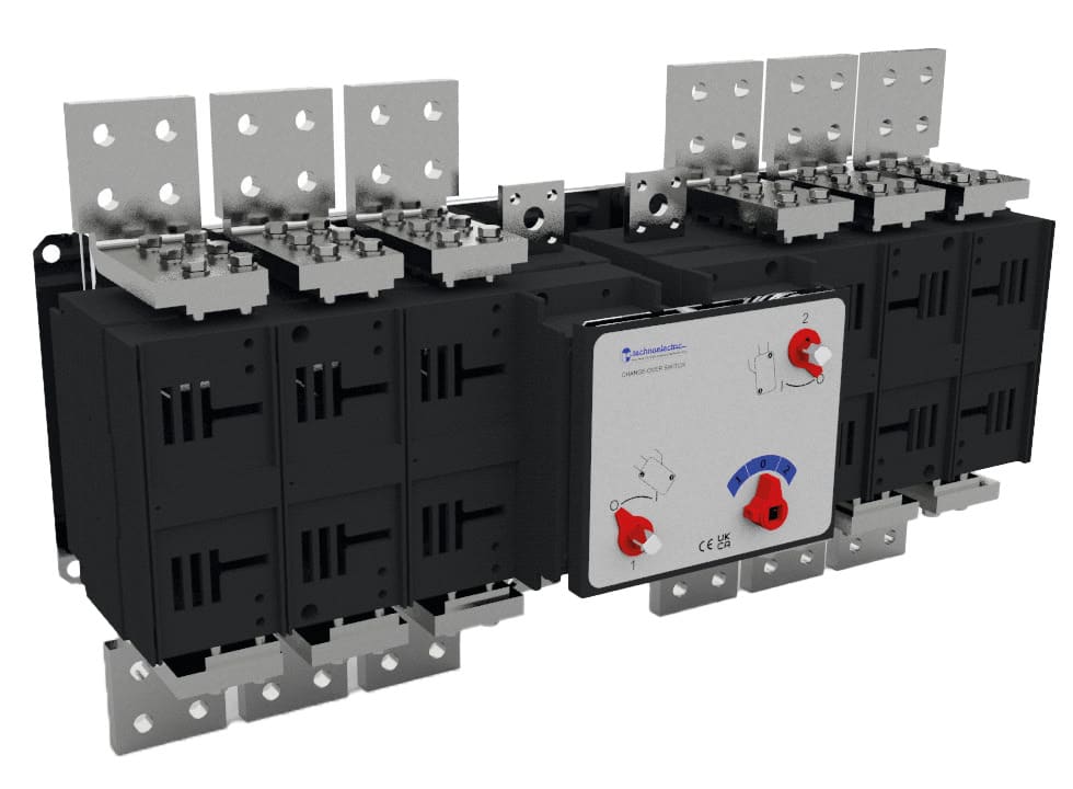 TECHNOELECTRIC SRL TEH160023 COMMUTATORE ORIZZONTALE CON MANIGLIA BLO