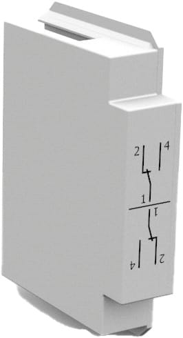 TECHNOELECTRIC SRL - TEH19430 CONTATTO AUX 1NA+1NC SD1/2/3 FASTON