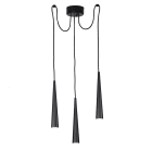 ROSSINI - RSSCOR002N SOPENSIONE METALLO LACCATO 3 LUCI