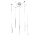 ROSSINI - RSSCOR003N SOSPENSIONE 5 ELEMENTI NERA GU10 IP20