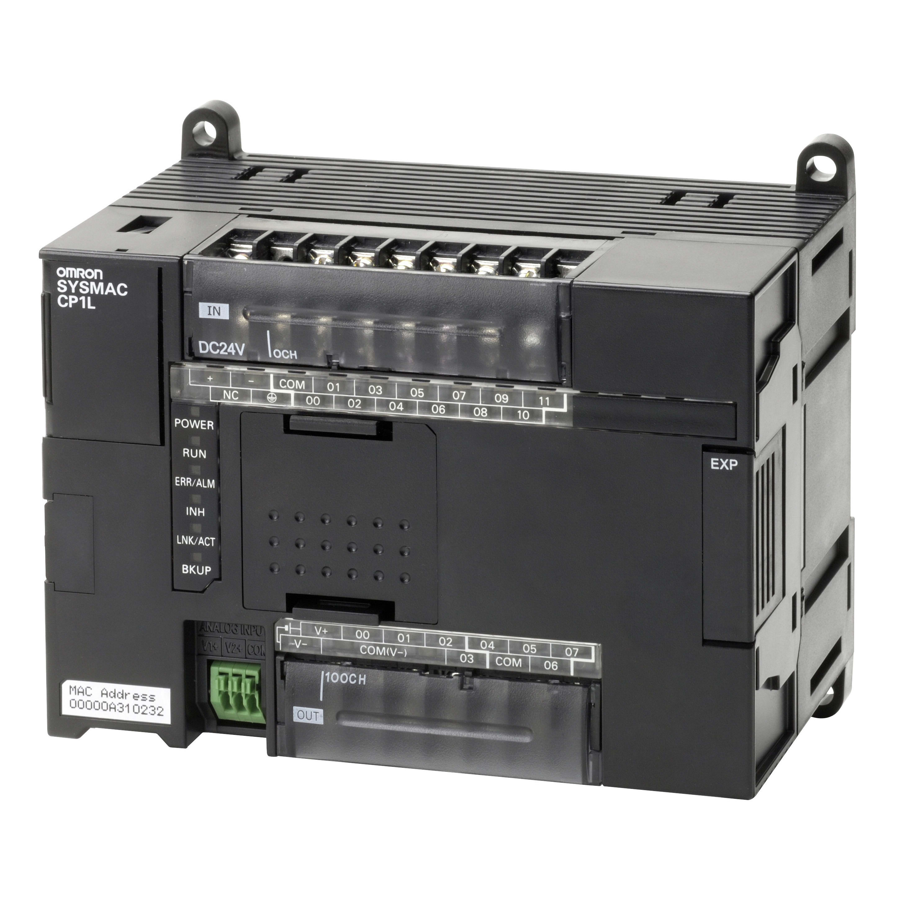 OMRON - OMRCP1LEL20DT1D PLC-CP1L 12DI, 8DO PNP, 24VCC, 2AI, ETH
