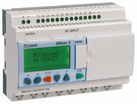 CROUZET - CRO88974162 LOGIC CONTROLLER MILLENIUM 3 M3 XD26- 16