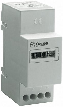 CROUZET - CRO99793710 COUNTER CHMDR HORAIRE DIN-RAIL 24VAC