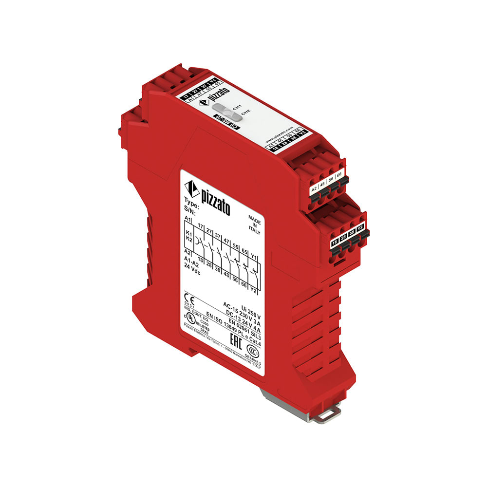 PIZZATO ELETTRICA S. - PZZCS ME-20VU24-TF3 MODULO DI ESPANSIONE 4NO 2NC TEMPORIZZAT
