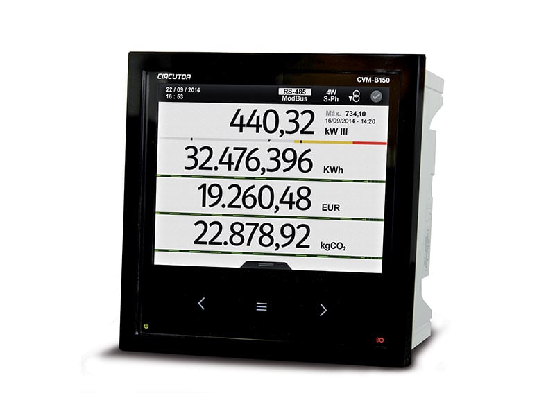 ASITA - ASICVM/B150 ANALIZZ.GRAF.RETE 144X144 + RS485 X MC E