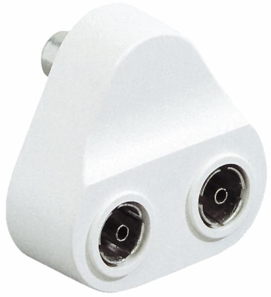 BTICINO S.P.A. - BTIS2136 ADATTATORE TV1 SPINA TV/2 PRESE D.9,5MM