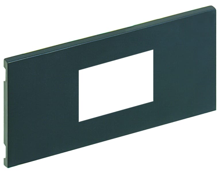 BTICINO S.P.A. - BTI16136D/2G MULTIBOX - PLACCA PER 2 MODULI DIN GRIGI