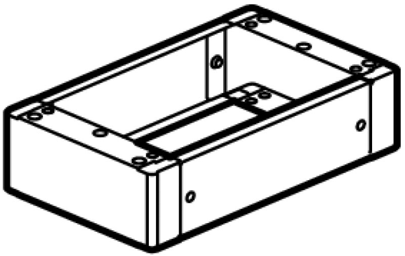 BTICINO S.P.A. - BTI93300QZ MAS LDX 400 - ZOCCOLO VANO BARRE