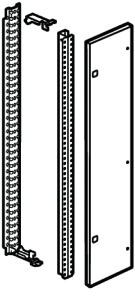 BTICINO S.P.A. - BTI93050QB MAS LDX 400 - SET VANO BARRE H=1000