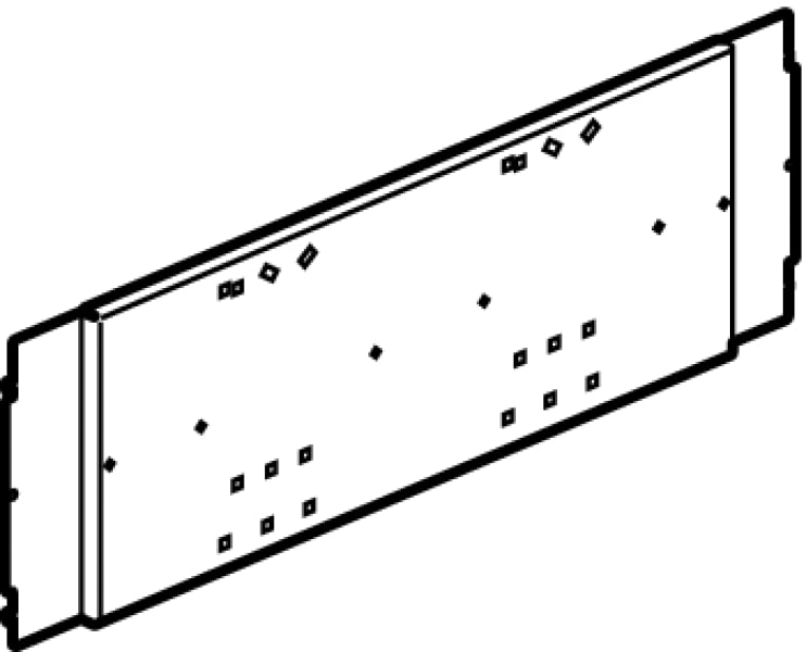 BTICINO S.P.A. - BTI9561PC/W MAS - PIASTRA MW250 L=600